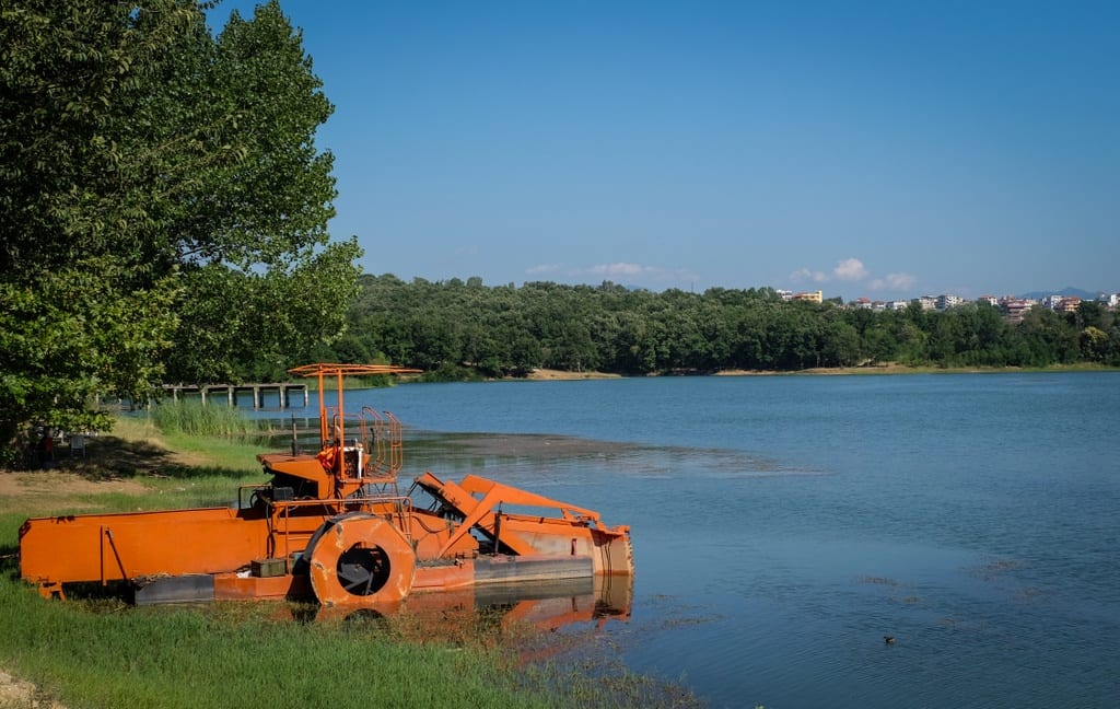 Lake Tirana Albania