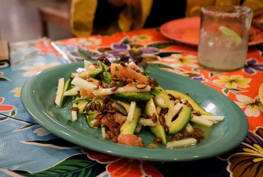 Jicama Salad at Mijita