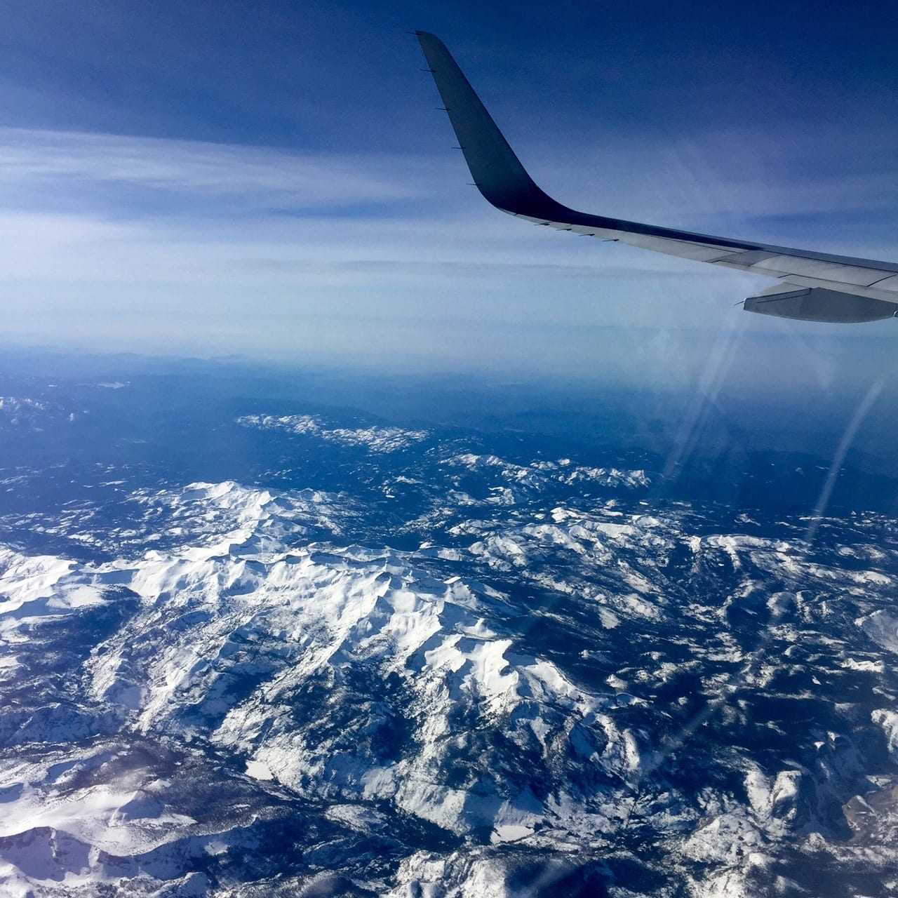 Flying over Yosemite