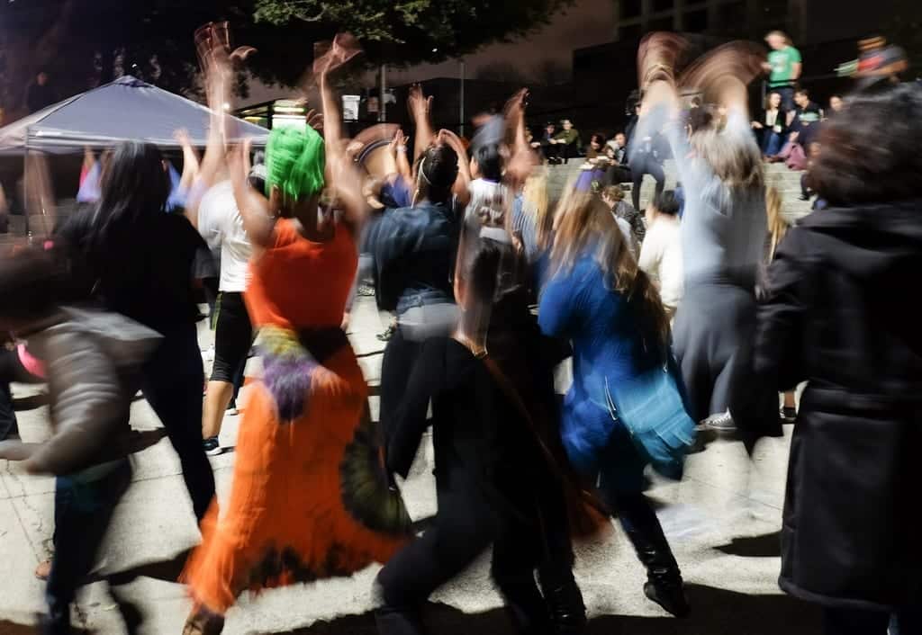 Dancing at Oakland Museum of California