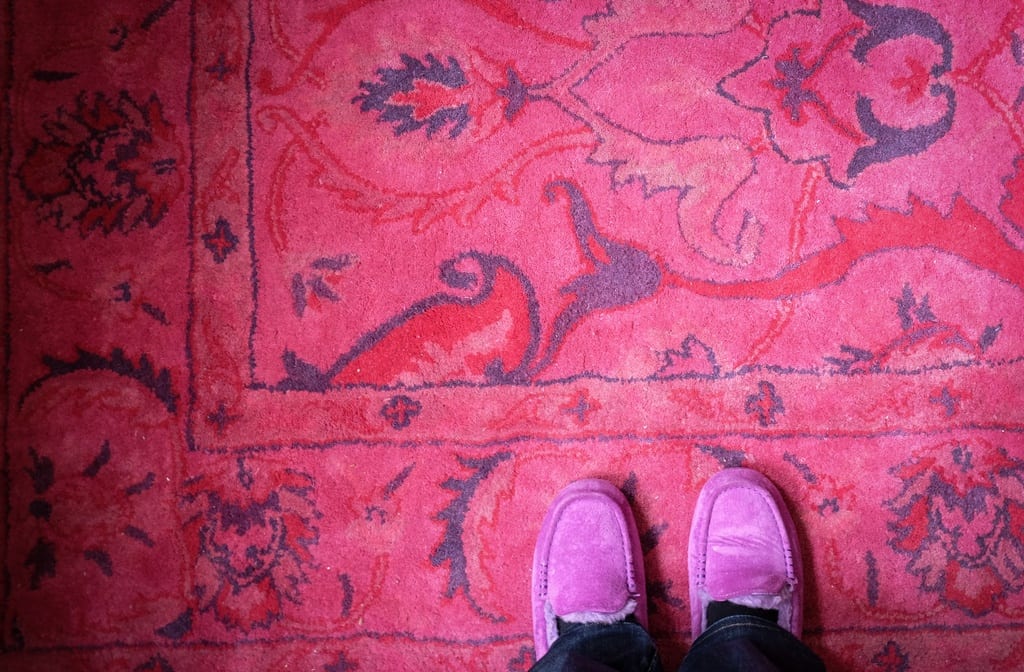 Pink rug