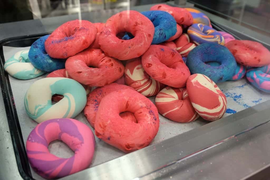 Rainbow Bagels