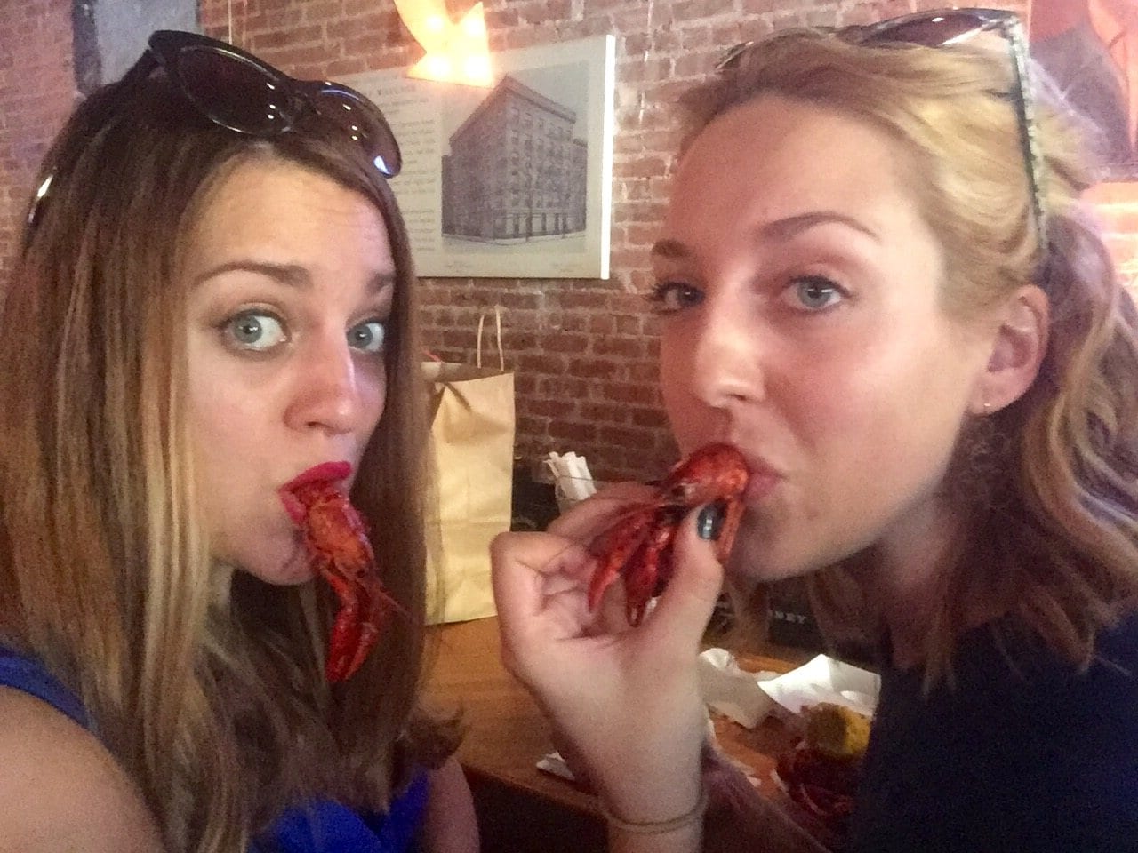 Kate and Sarah, Crawfish Festival