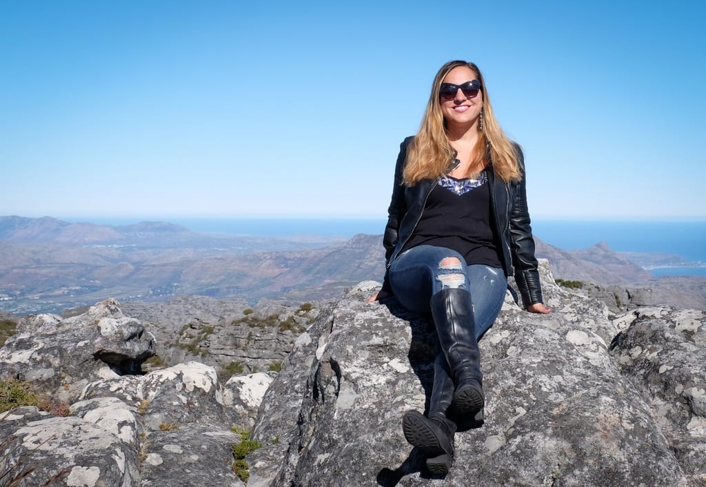 Kate at Table Mountain