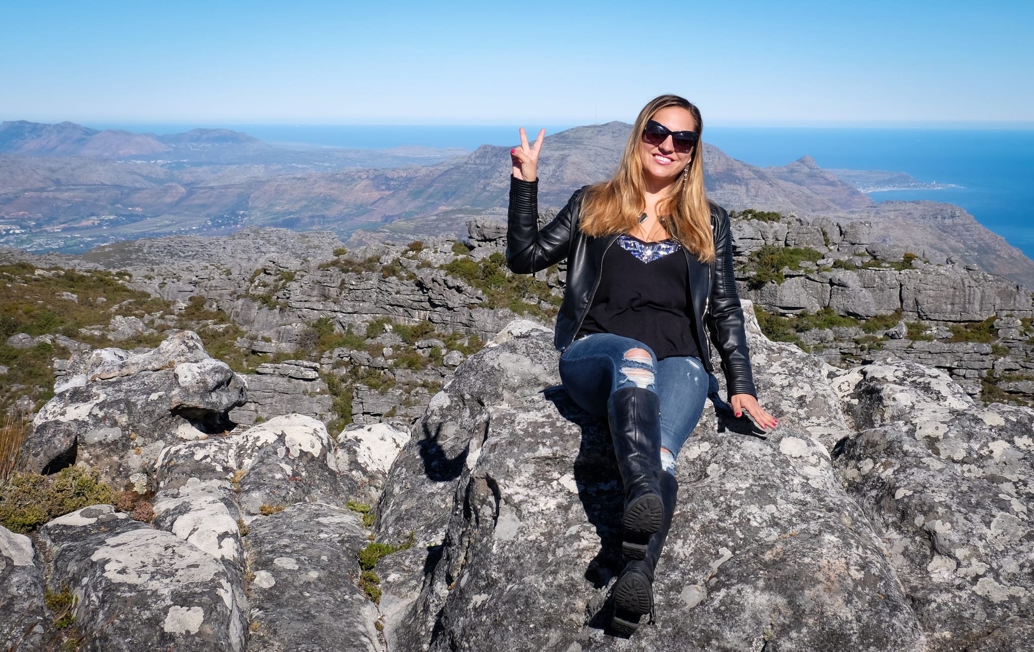 Kate on Table Mountain