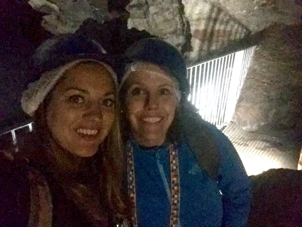 Kate and Beth at the Sterkfontein Caves