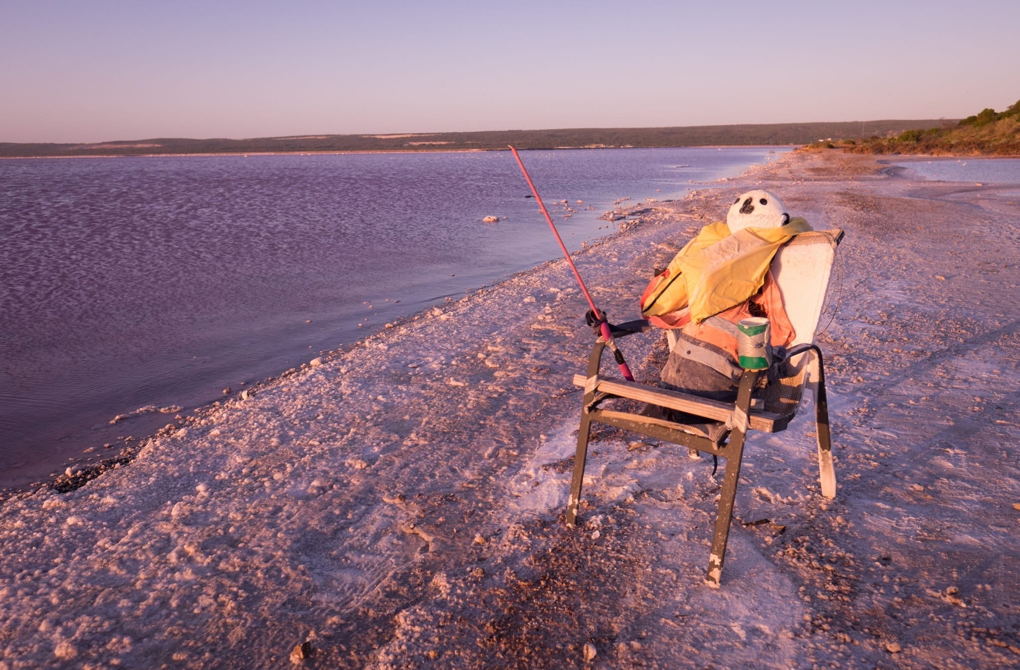 Hutt Lagoon Pink Lake, Western Australia