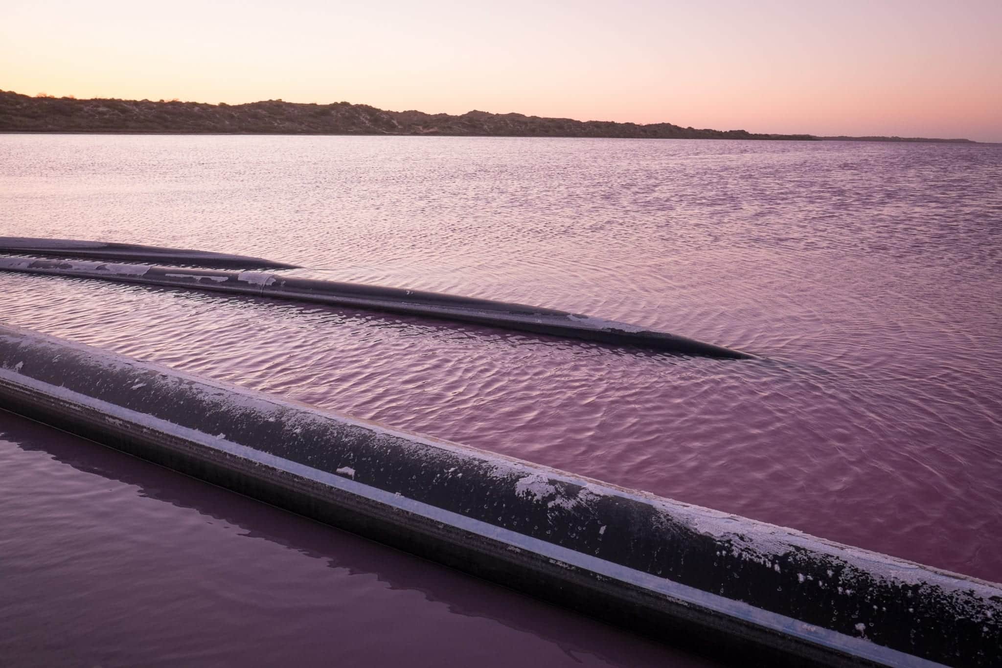 Hutt Lagoon Pink Lake, Western Australia