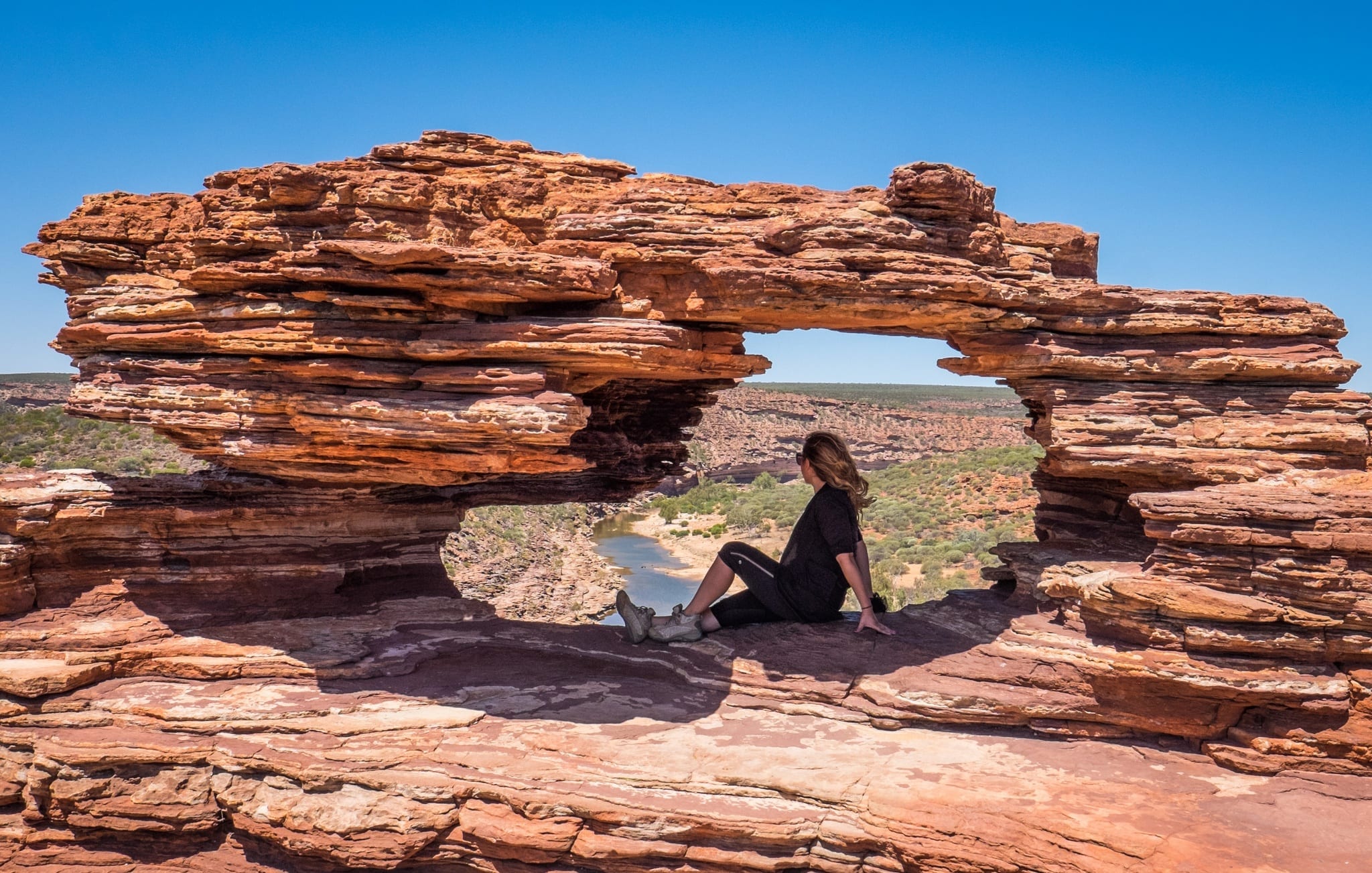 Kate at Nature's Window Kalbarri NP