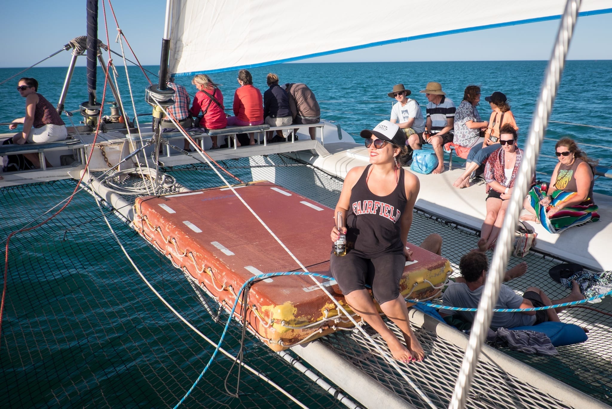 Kate in Monkey Mia Sunset Cruise