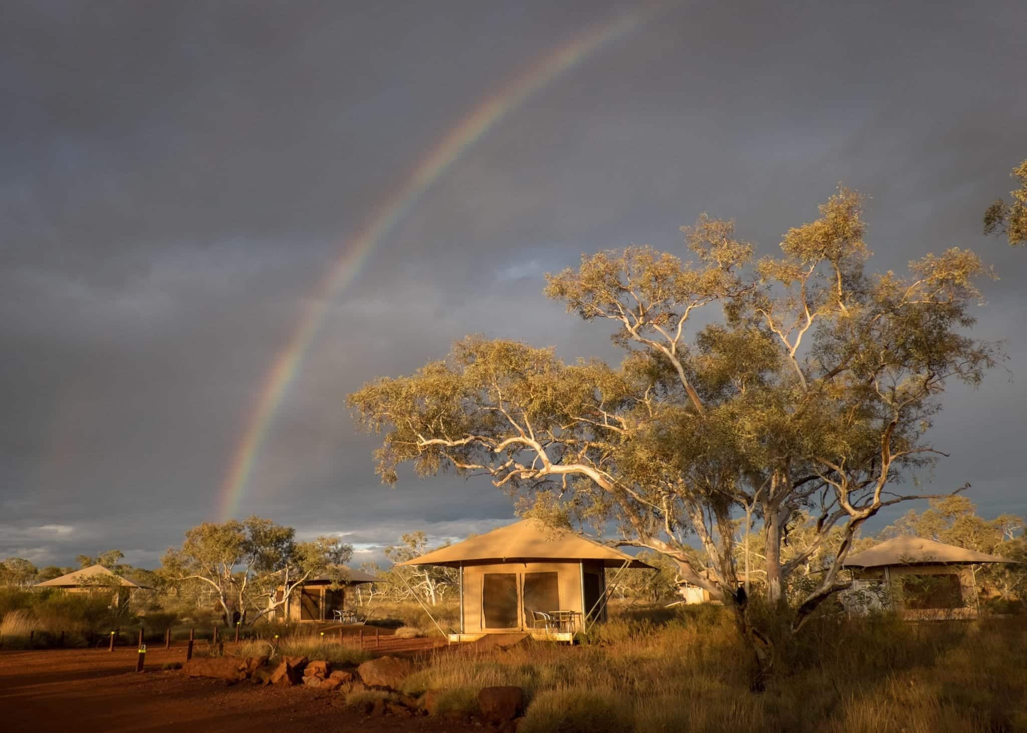 Rainbow at Karijini NP