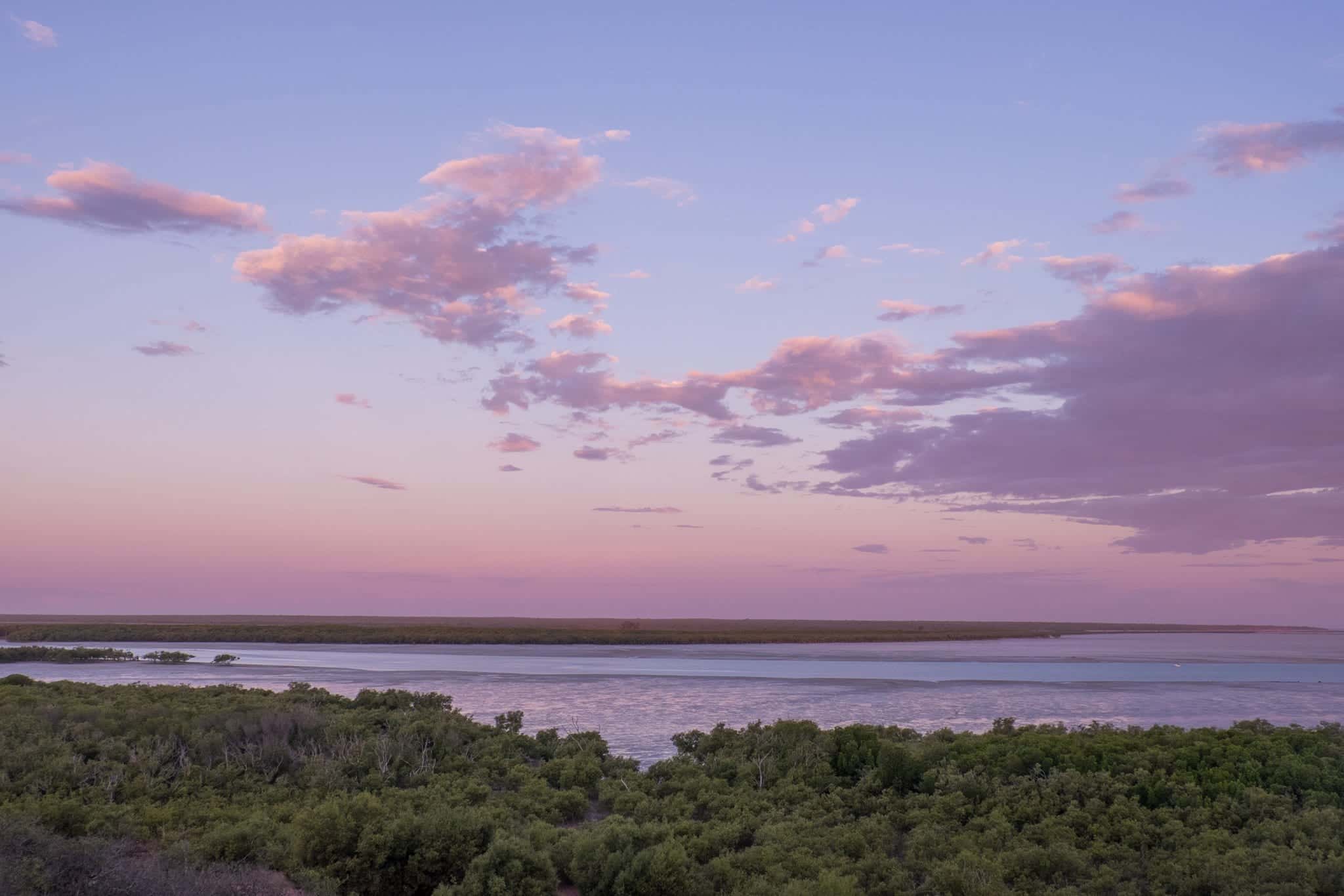 Mangrove Hotel Broome WA Sunset Roebuck Bay