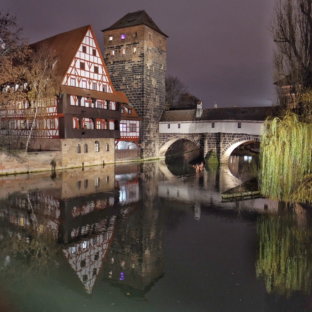 Nuremberg at night