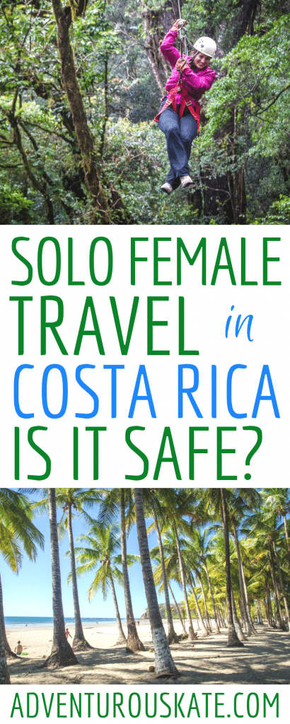 woman solo travel costa rica
