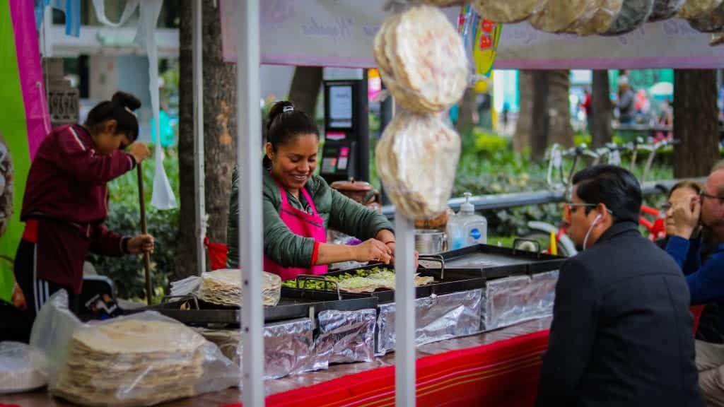 mexico city street vendor