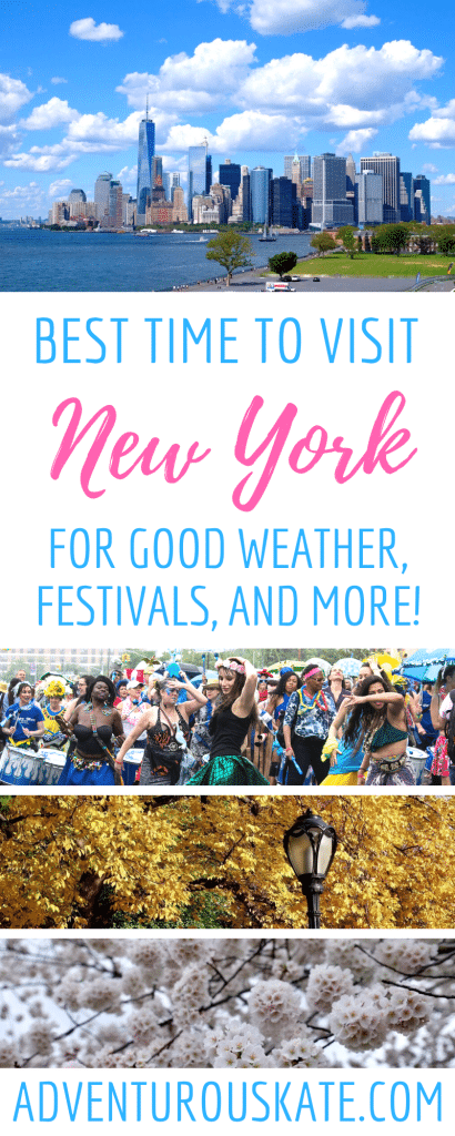 The Very Best Time to Visit New York (by a local!)