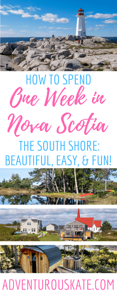 1 Week Nova Scotia Itinerary: the South Shore