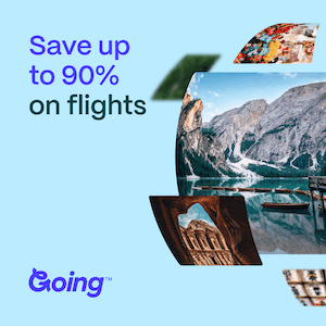 Save up to 90% on flights with Going.com.