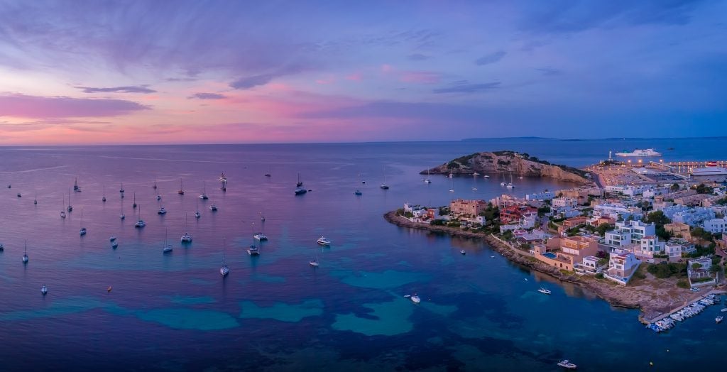 Coastline and blue mediterranean sea. Kefalonia. Greek Islands