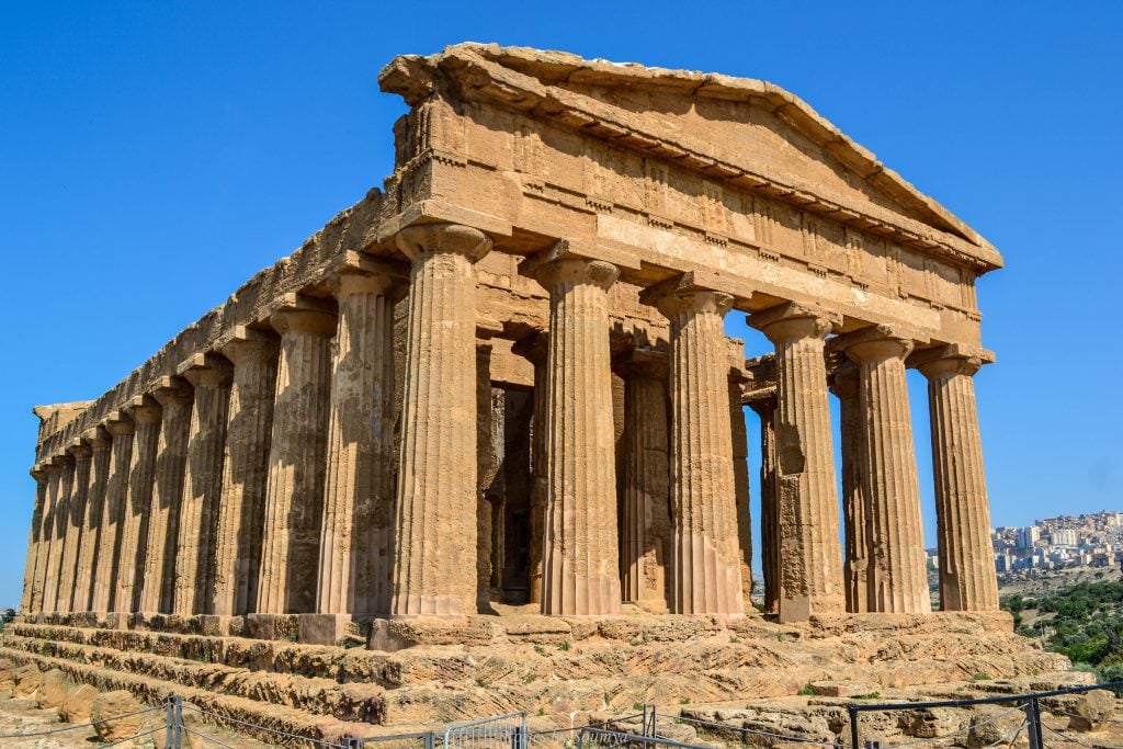Valley of Temples in Agrigento, one of the best places to visit in Sicily