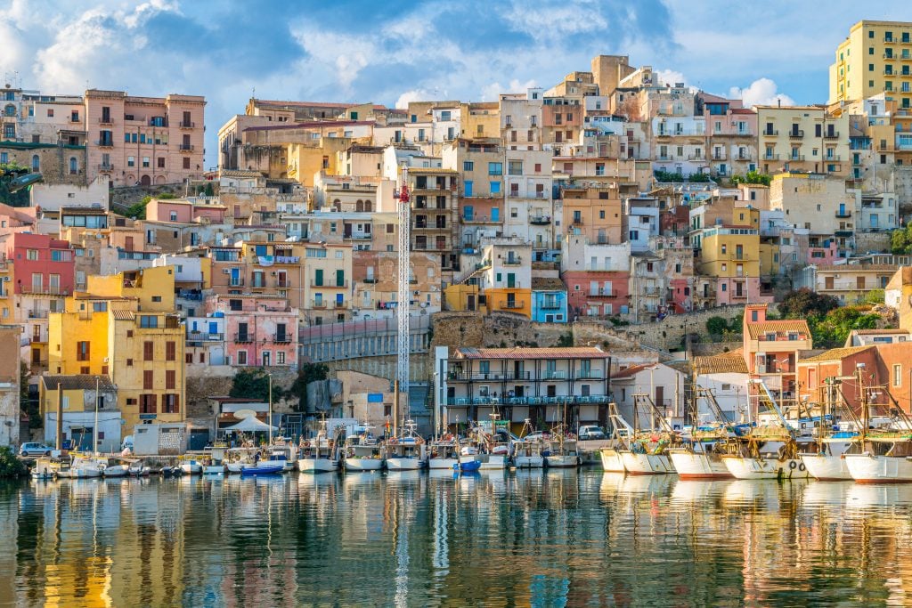 Sciacca's harbor, one of the best places to visit in Sicily