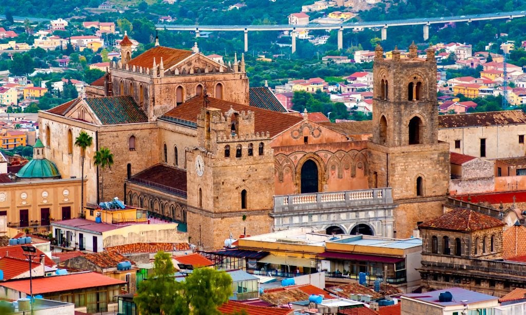 Aerial view of Monreale, one of the best places to visit in Italy